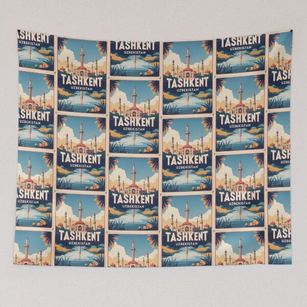 Item preview, Tashkent Uzbekistan Vintage Travel Tourism designed and sold by TravelersGems.