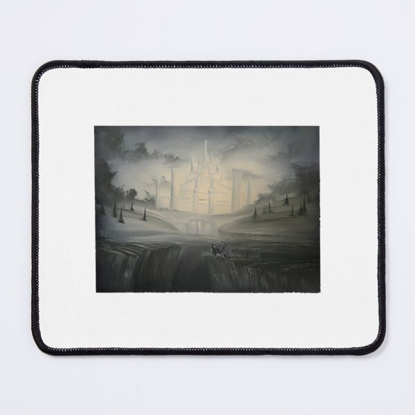 Item preview, Twilight Castle Fantasy Art - Medieval Fortress Silhouette In Purple Sunset Sky | ⭐⭐⭐⭐⭐ Best Seller designed and sold by SoRemake-it.