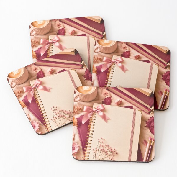 Item preview, Cozy Autumn Pink Journaling designed and sold by Gold&pixels.