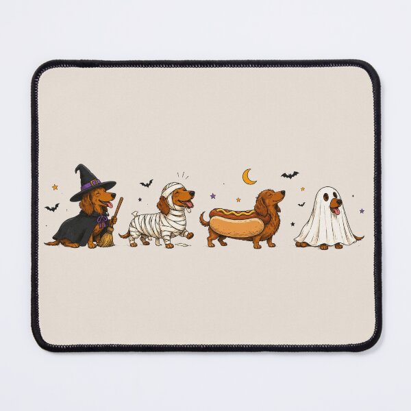 Item preview, Halloween Dachshund Spooky Wiener Dog, Funny Halloween Weiner Dog Gift designed and sold by Quiajia.