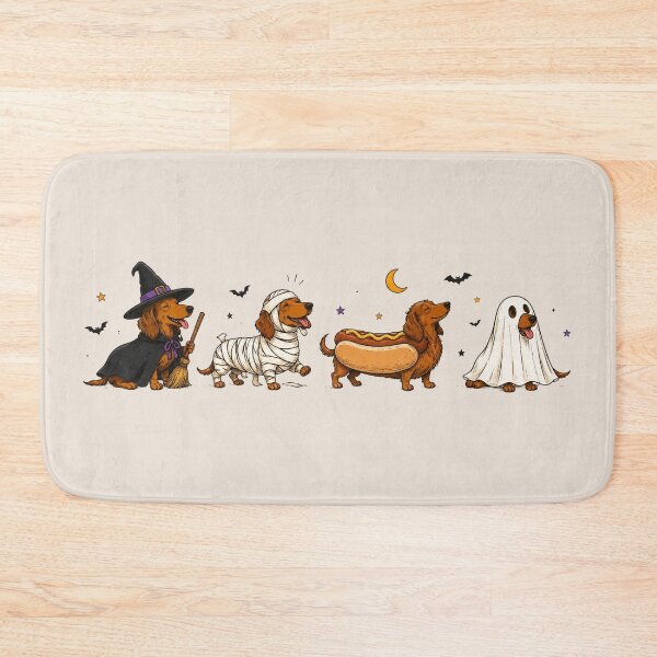 Item preview, Halloween Dachshund Spooky Wiener Dog, Funny Halloween Weiner Dog Gift designed and sold by Quiajia.