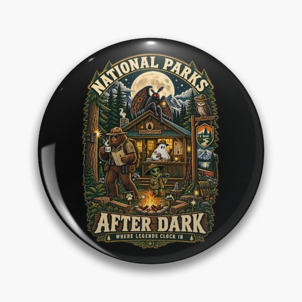 Item preview, National Parks After Dark – Cryptid Ranger Station Adventure designed and sold by will freed18.