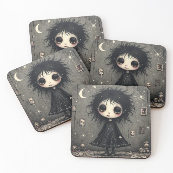 Item preview, Polly the Goth Girl designed and sold by sueviolaart.