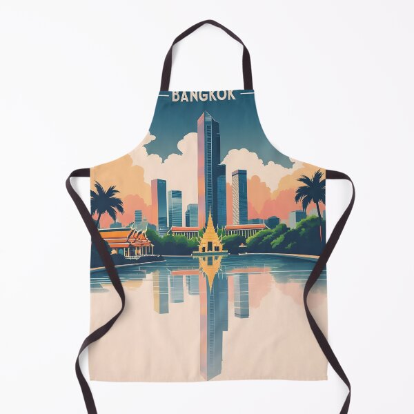 Item preview, Bangkok Thailand Vintage Travel Tourism designed and sold by TravelersGems.