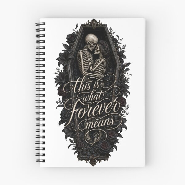 Item preview, Gothic Forever Romantic Skeletons in Casket designed and sold by cbfineart.