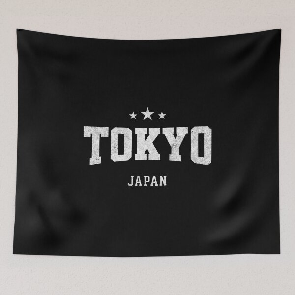 Item preview, Tokyo Japan Distressed Vintage Varsity Travel Souvenir Graphic Design designed and sold by NiceTeeClub.