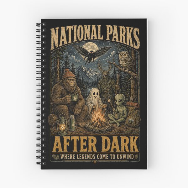 Item preview, National Parks After Dark Where Legends Come to Unwind Men designed and sold by will freed18.