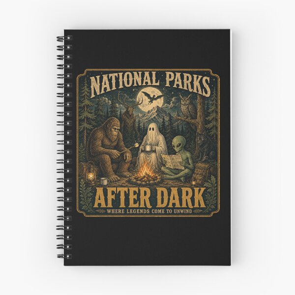 Item preview, National Parks After Dark Where Legends Come to Unwind Men designed and sold by will freed18.