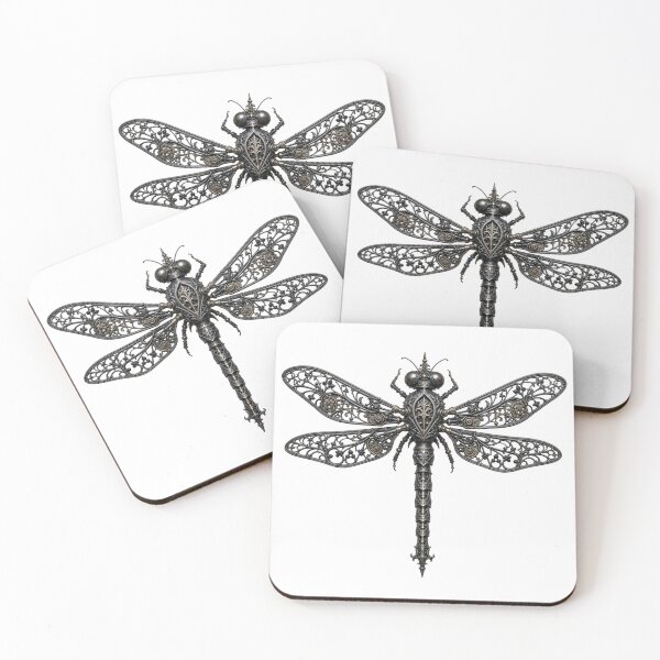 Item preview, Gothic Steampunk Dragonfly designed and sold by cbfineart.