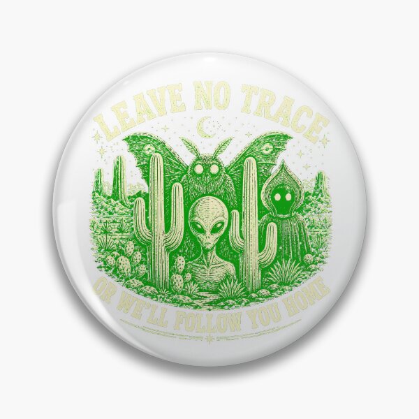 Item preview, Desert Cryptid Camping Leave No Trace Humor designed and sold by chattsuede.