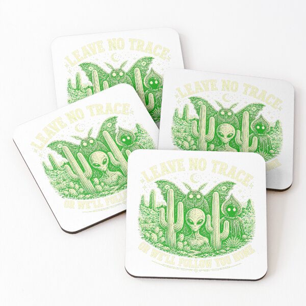 Item preview, Desert Cryptid Camping Leave No Trace Humor designed and sold by chattsuede.