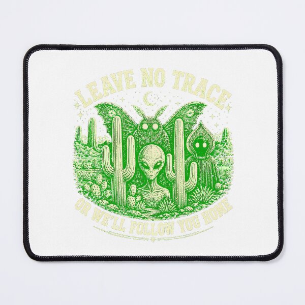 Item preview, Desert Cryptid Camping Leave No Trace Humor designed and sold by chattsuede.