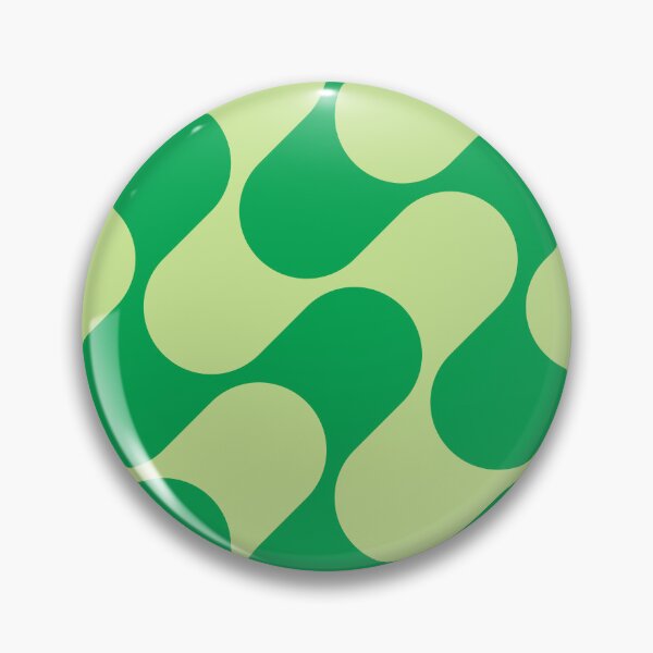 Item preview, Groovy Mod Waves – Abstract Mid-Century Ombre Pattern | Green designed and sold by Frohyou.