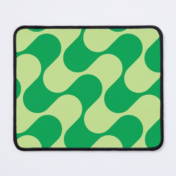 Item preview, Groovy Mod Waves – Abstract Mid-Century Ombre Pattern | Green designed and sold by Frohyou.