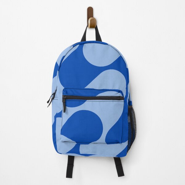 Item preview, Groovy Mod Waves – Abstract Mid-Century Ombre Pattern | Blue designed and sold by Frohyou.