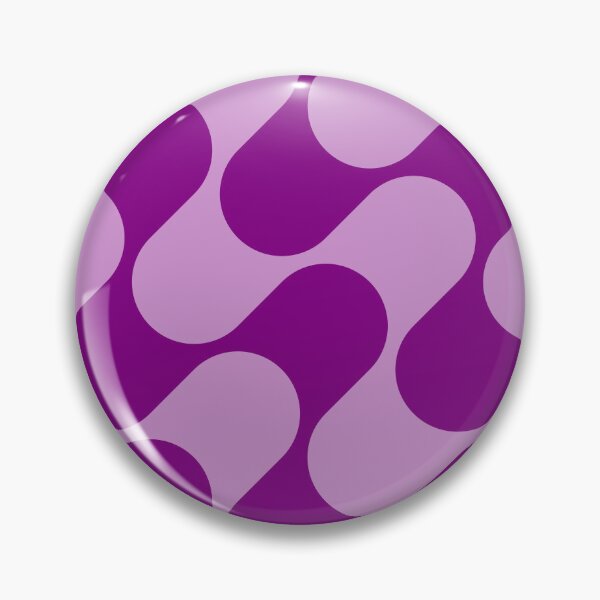 Item preview, Groovy Mod Waves – Abstract Mid-Century Ombre Pattern | Purple designed and sold by Frohyou.
