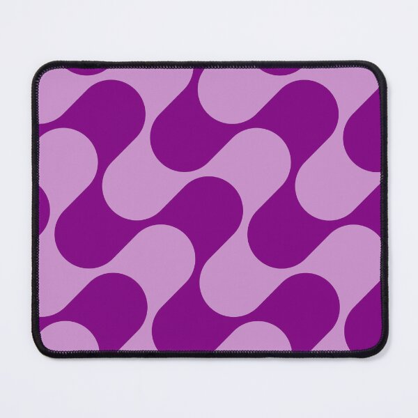 Item preview, Groovy Mod Waves – Abstract Mid-Century Ombre Pattern | Purple designed and sold by Frohyou.