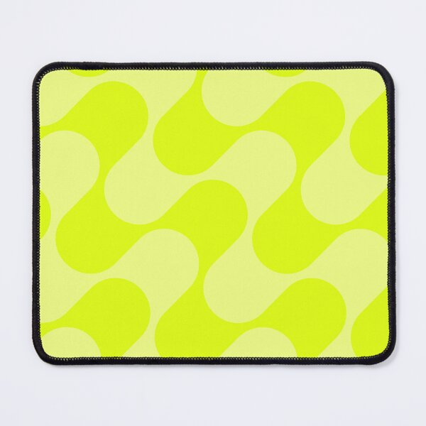 Item preview, Groovy Mod Waves – Abstract Mid-Century Ombre Pattern | Chartreuse designed and sold by Frohyou.