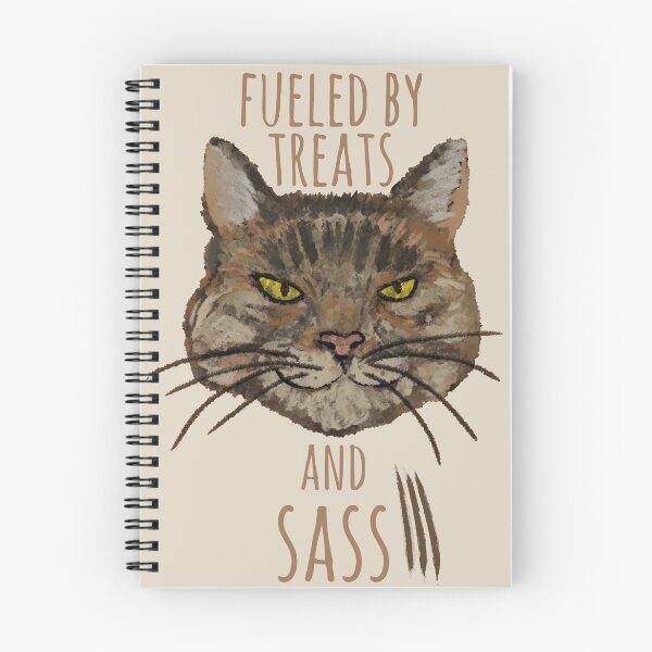 Item preview, CAT fueled by treats and sass designed and sold by FandomizedRose.