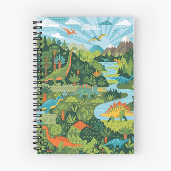 Item preview, Dinosaurs in the jungle. designed and sold by MyHappyArtShop.