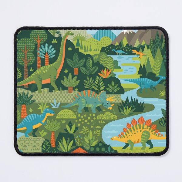 Item preview, Dinosaurs in the jungle. designed and sold by MyHappyArtShop.