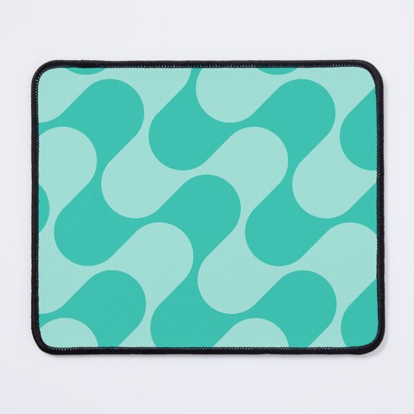 Item preview, Groovy Mod Waves – Abstract Mid-Century Ombre Pattern | Teal designed and sold by Frohyou.