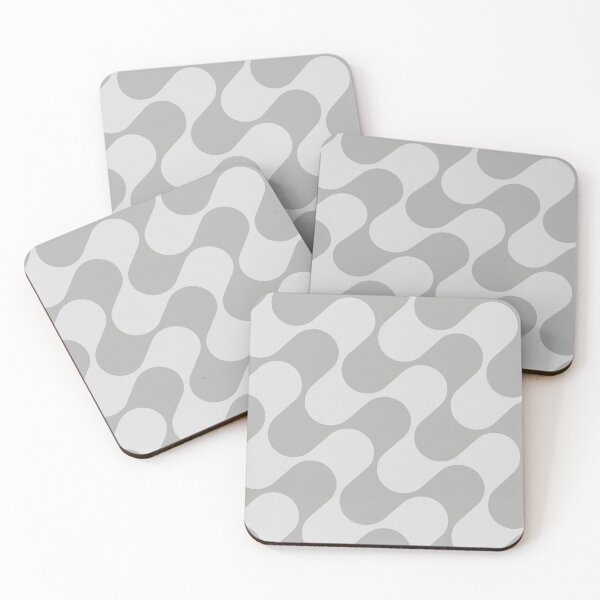 Item preview, Groovy Mod Waves – Abstract Mid-Century Ombre Pattern | Gray designed and sold by Frohyou.