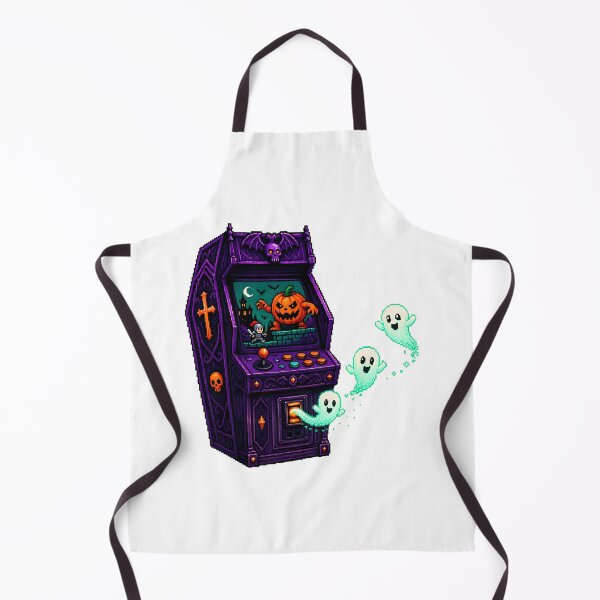 Item preview, Gothic Pixel Arcade Cabinet Halloween Ghost Gamer designed and sold by chattsuede.