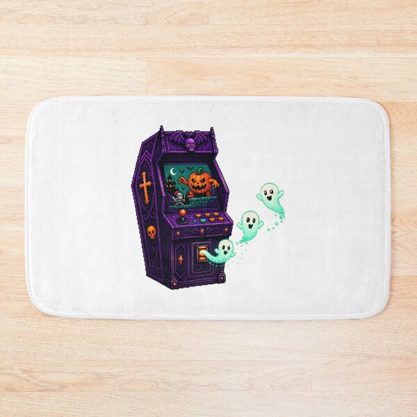 Item preview, Gothic Pixel Arcade Cabinet Halloween Ghost Gamer designed and sold by chattsuede.