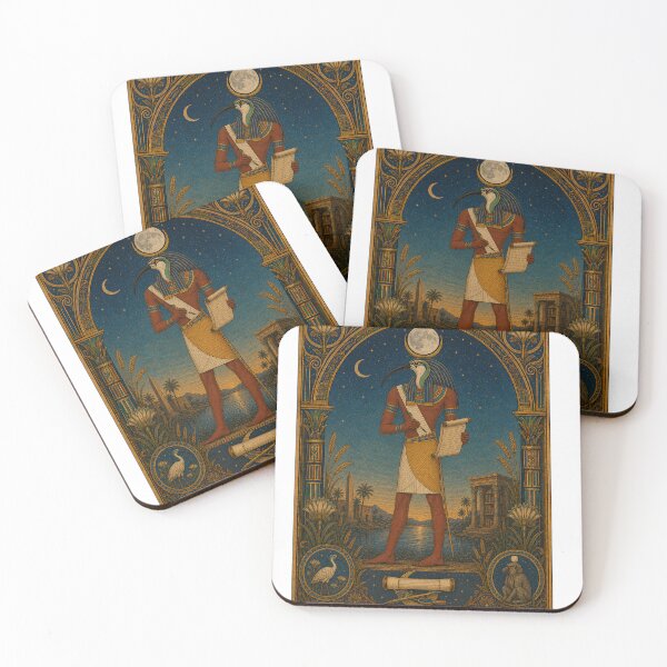 Item preview, Thoth — Egyptian God of Wisdom | Egyptian Revival Art designed and sold by Urbantheseus.
