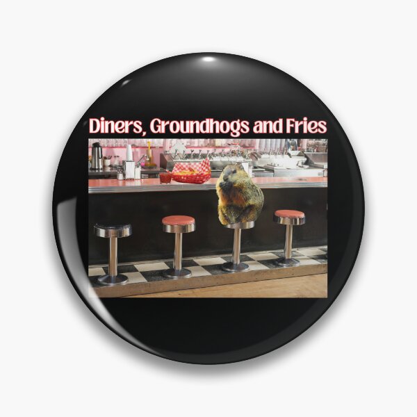 Item preview, Diners, Groundhogs, and Fries | Funny Foodie Pun designed and sold by SunandShade.