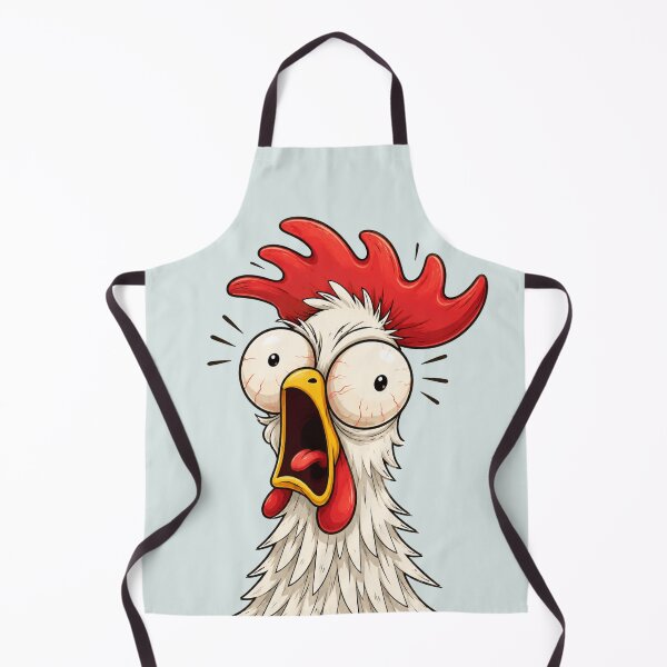 Item preview, Funny Screaming Rooster – Shocked Chicken Reaction Meme designed and sold by waikibi ⭐⭐⭐⭐⭐.