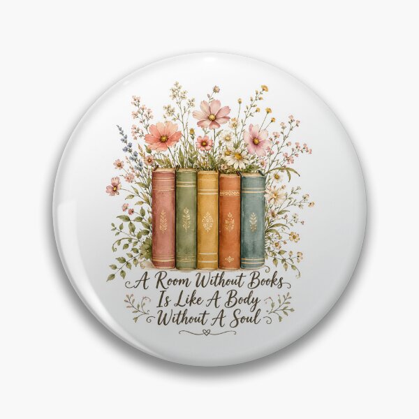 Item preview, No Such Thing As Too Many Books Floral Watercolor Reading Design designed and sold by metalsnak.