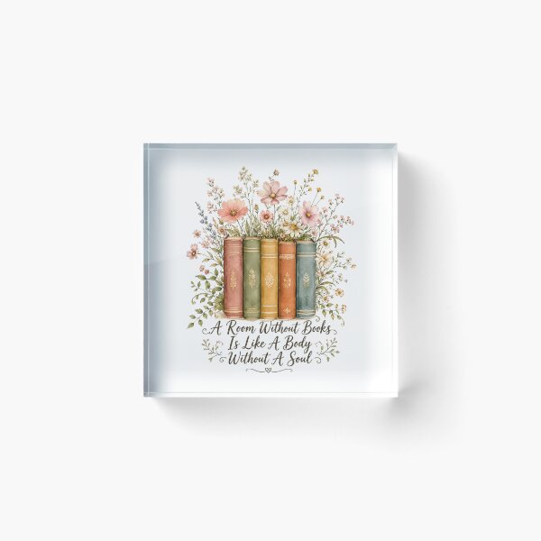 Item preview, No Such Thing As Too Many Books Floral Watercolor Reading Design designed and sold by metalsnak.