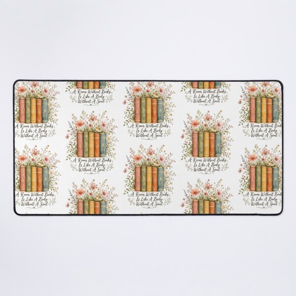 Item preview, No Such Thing As Too Many Books Floral Watercolor Reading Design designed and sold by metalsnak.