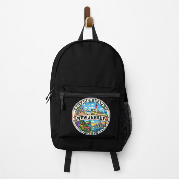 Item preview, New Jersey Garden State Vintage Shore Travel Badge designed and sold by DreamLayerStudio.