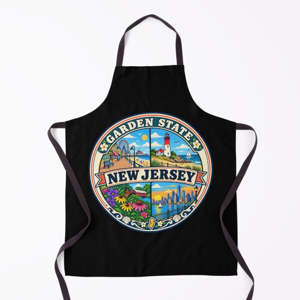 Artikelvorschau, New Jersey Garden State Vintage Shore Reiseabzeichen entworfen und verkauft von DreamLayerStudio.