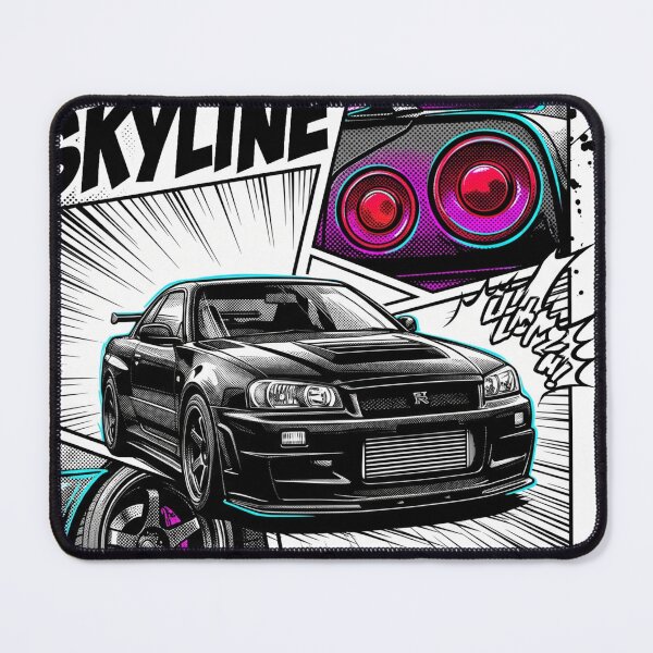 Item preview, Retro 90s Nissan Skyline R34 GT-R - Vintage JDM Legend designed and sold by Karlitox1988.