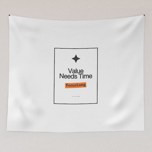 Item preview, Long Term Investor – Value Needs Time, Focus Long designed and sold by sugoonfinarts.