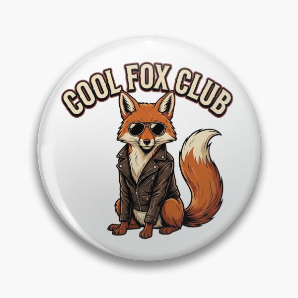 Item preview, Cool Fox Club – Biker Fox in Leather Jacket designed and sold by droidtech.