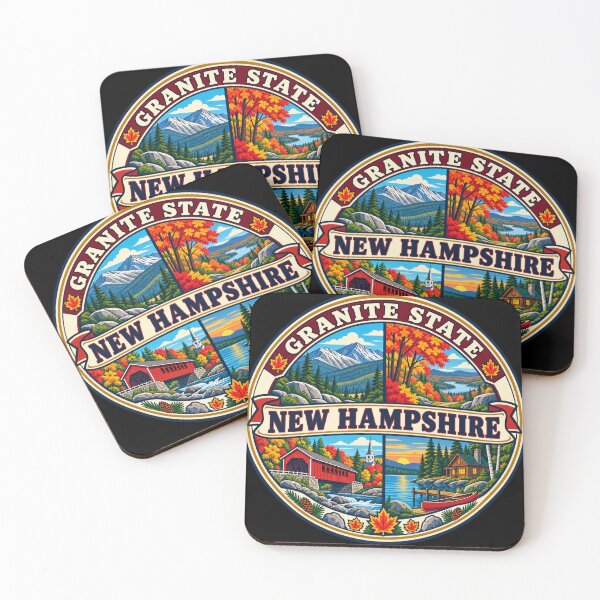 Artikelvorschau, New Hampshire Granite State Vintage Herbstreise-Abzeichen entworfen und verkauft von DreamLayerStudio.