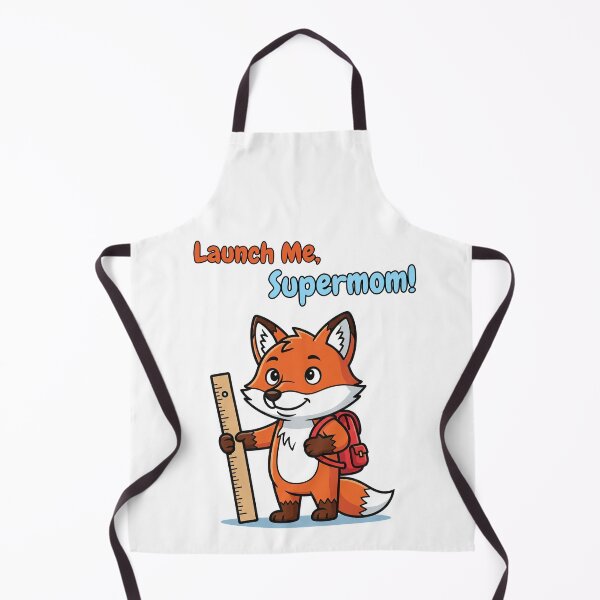 Item preview, Cute Fox Launch Me Supermom Back to School Kid designed and sold by PGRprint.