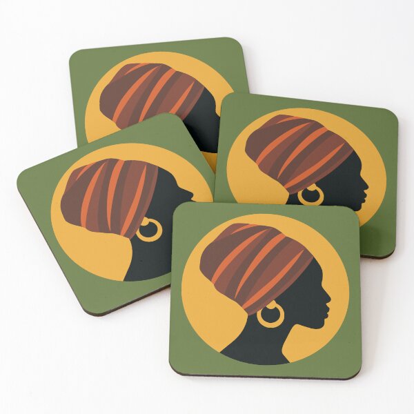 Item preview, Simply Graceful - African Minimalist Portrait designed and sold by MammothArt.