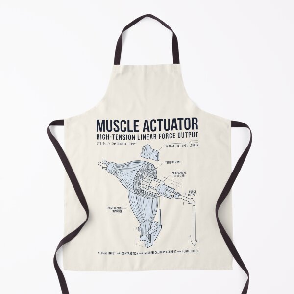 Item preview, Muscle Actuator - Kinesiology Mechanical Blueprint designed and sold by SplashTastic.