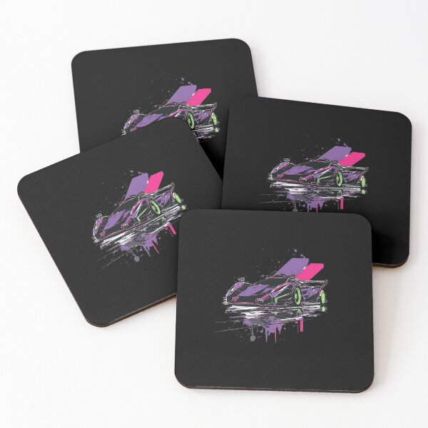 Item preview, Cyberpunk Neon Hypercar – Futuristic racing car & streetwear design designed and sold by GeoBeast.