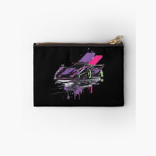 Item preview, Cyberpunk Neon Hypercar – Futuristic racing car & streetwear design designed and sold by GeoBeast.