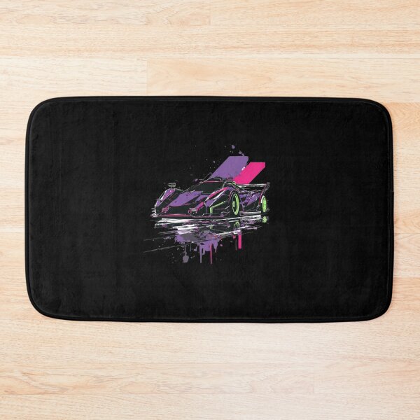 Item preview, Cyberpunk Neon Hypercar – Futuristic racing car & streetwear design designed and sold by GeoBeast.