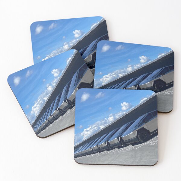 Item preview, Cyber Trucks line up at Starbase Texas designed and sold by STFPhotoAgency.