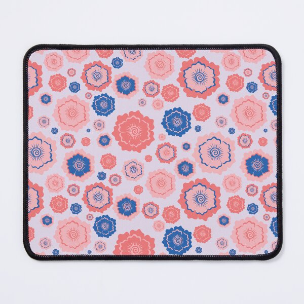 Item preview, Pink and Blue Floral Seamless Pattern designed and sold by prapapon.