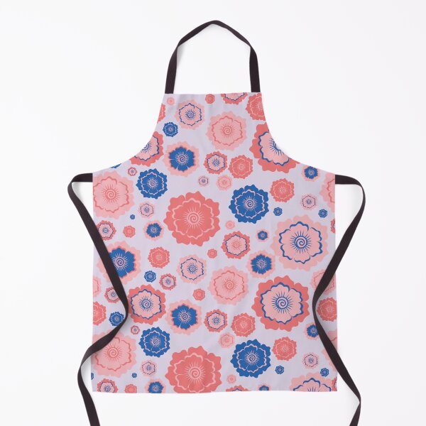 Item preview, Pink and Blue Floral Seamless Pattern designed and sold by prapapon.